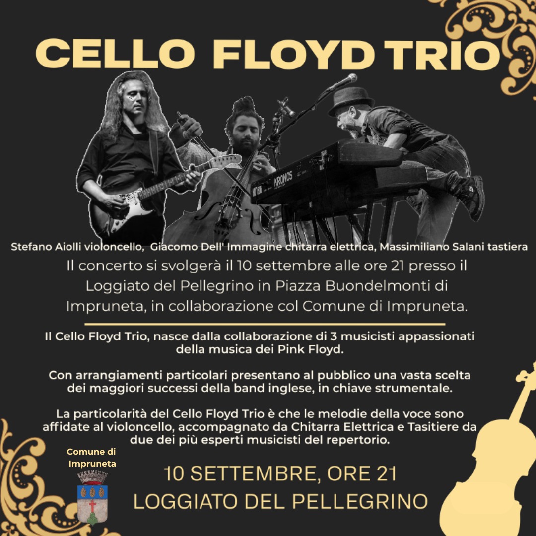 Cello Floyd Trio in concerto a Impruneta