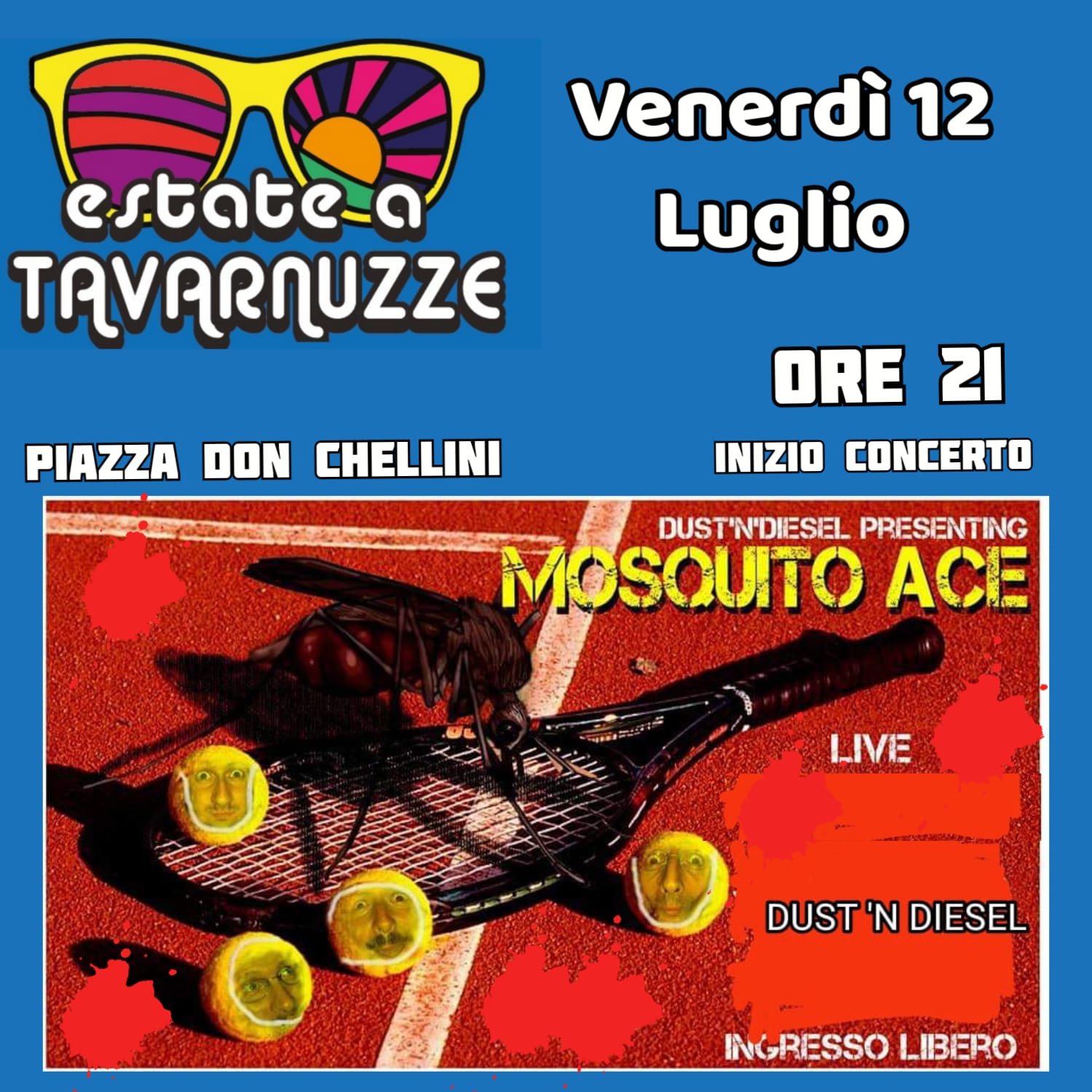 Dust'n Diesel in concerto, live music "Mosquito Ace"