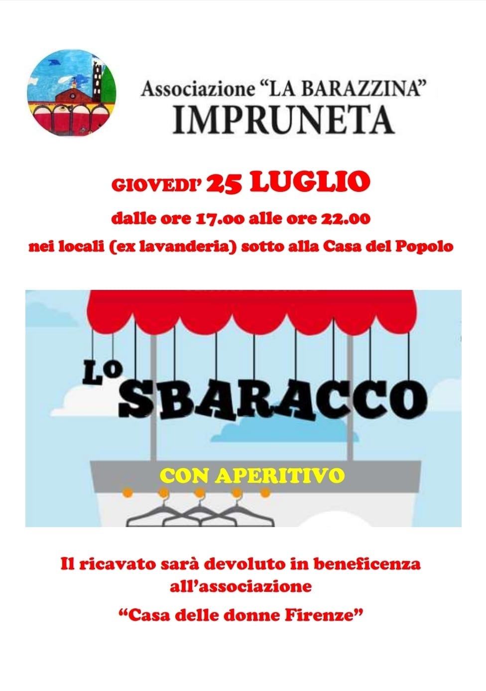 "Lo Sbaracco con aperitivo"