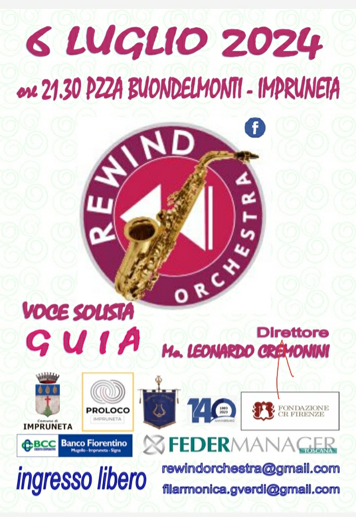 Rewind Orchestra" in Concerto