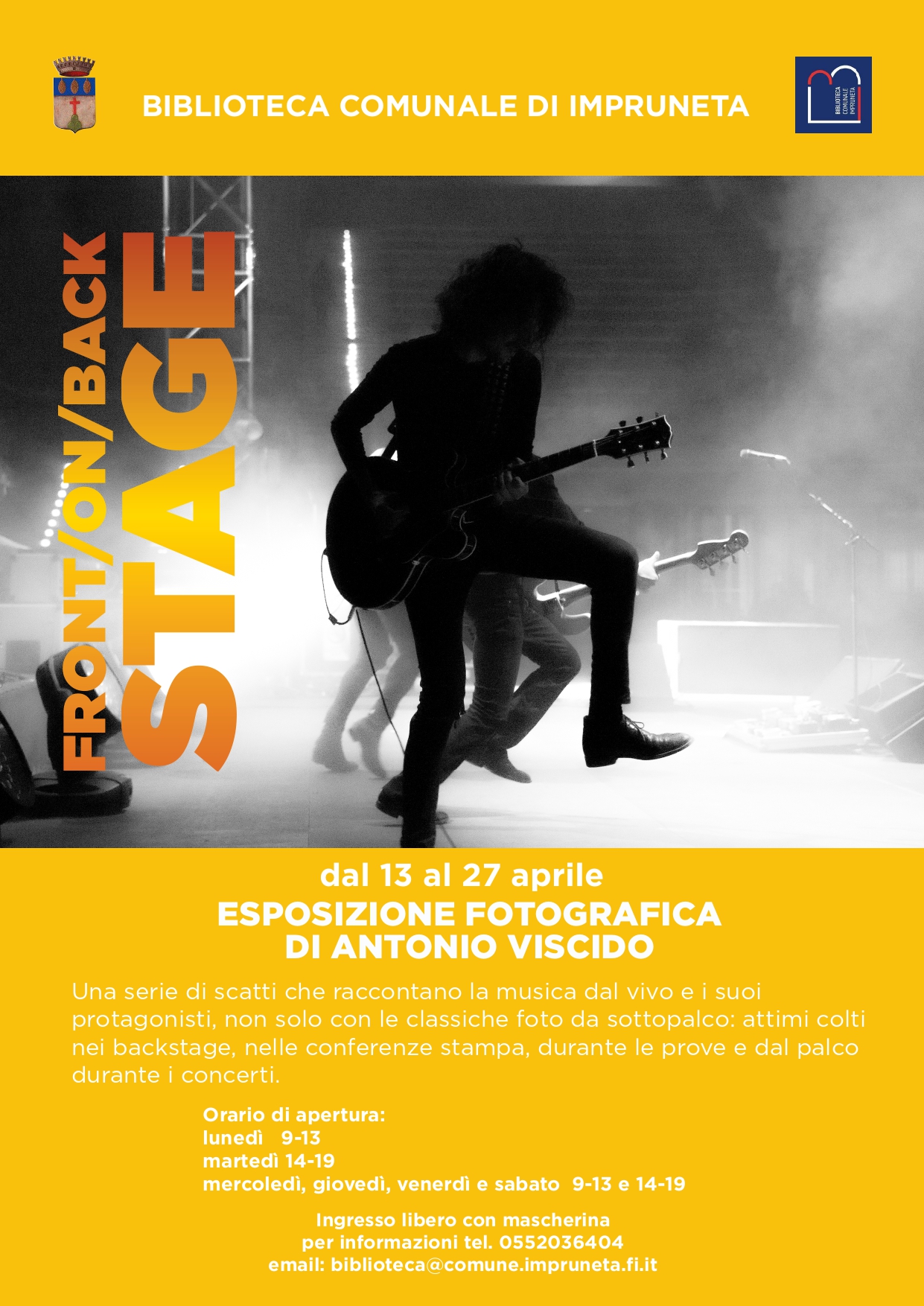 FRONT/ON/BACK STAGE Esposizione fotografica di Antonio Viscido