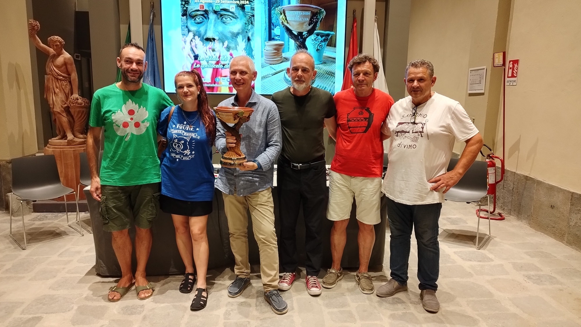 98esima Festa dell’Uva, presentato il trofeo di Sergio Ricceri